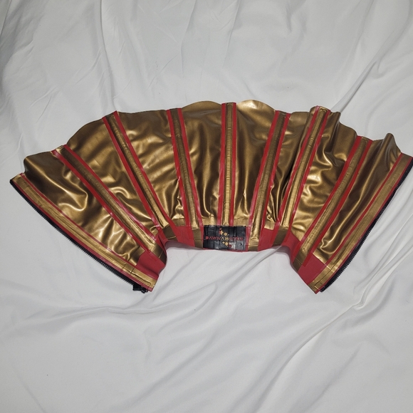 REAL LATEX by DAWNAMATRIX Petal Collar Sz S - Picture 9 of 10